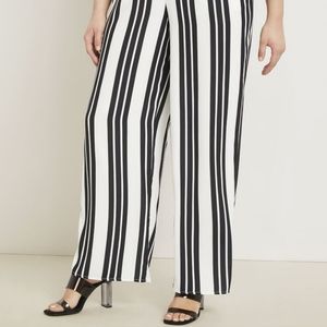 Eloquii Stripe Soft Pant sz.18 NWT